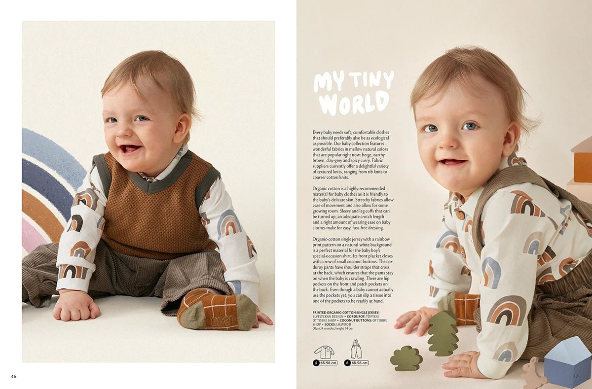 Pilt OTTOBRE design Kids Winter – ingliskeelne lasteriiete õmblusmustrite ajakiri – saadaval veebis Šarlote kangad