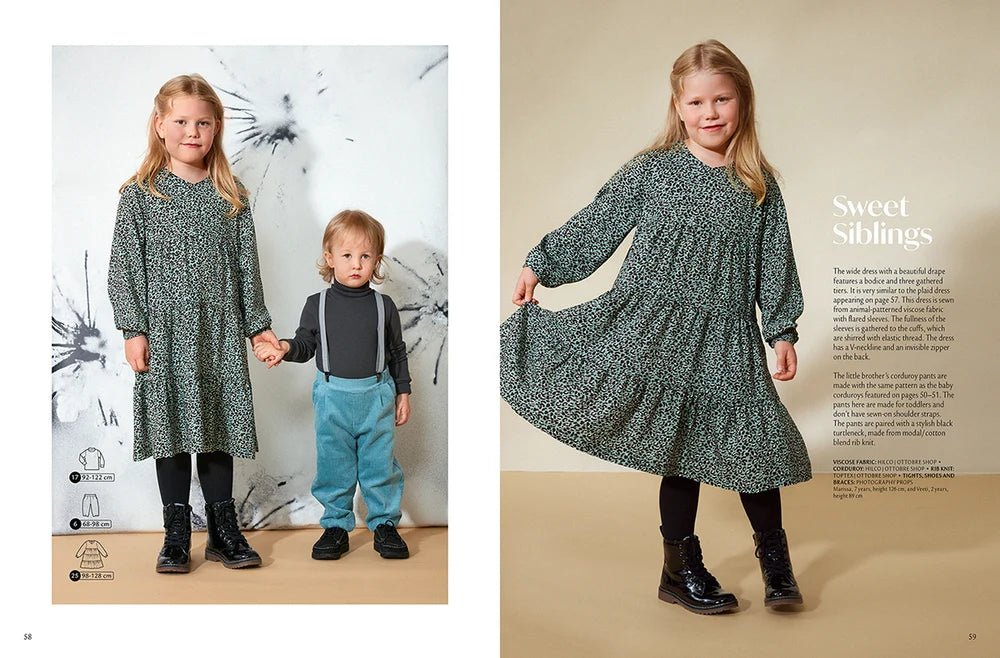 Pilt OTTOBRE design Kids Winter – ingliskeelne lasteriiete õmblusmustrite ajakiri – saadaval veebis Šarlote kangad