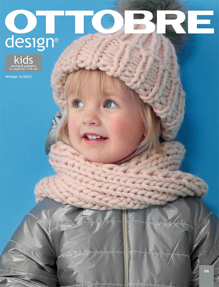 Pilt OTTOBRE design Kids Winter – ingliskeelne lasteriiete õmblusmustrite ajakiri – saadaval veebis Šarlote kangad