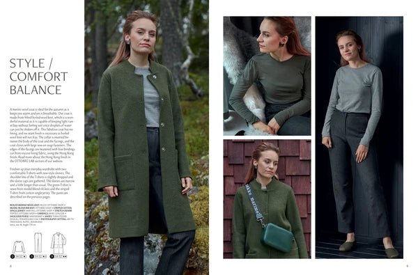 Pilt Ottobre design Woman 5/2020 – ingliskeelne naisterõivaste lõigete ajakiri – saadaval veebis Šarlotes audumi