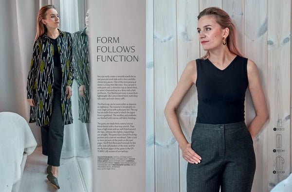 Pilt Ottobre design Woman 5/2020 – ingliskeelne naisterõivaste lõigete ajakiri – saadaval veebis Šarlotes audumi