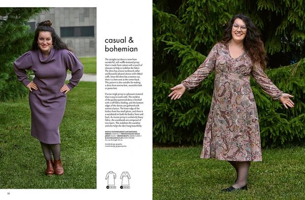 Pilt OTTOBRE design Woman 5/2022 – ingliskeelne naisterõivaste lõigete ajakiri – saadaval veebis Šarlotes audumi