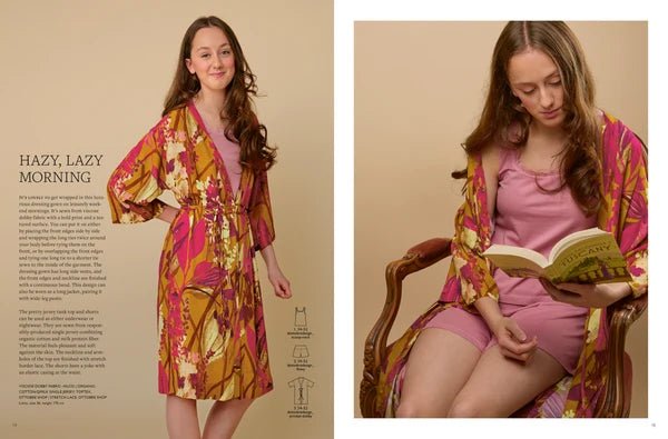 Pilt OTTOBRE design Woman 6/2023-st – ingliskeelne naisterõivaste lõigete ajakiri – saadaval veebis Šarlotes audumi