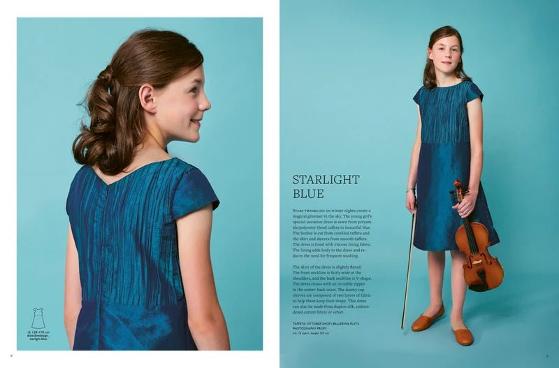 Pilt OTTOBRE design Woman 6/2023-st – ingliskeelne naisterõivaste lõigete ajakiri – saadaval veebis Šarlotes audumi