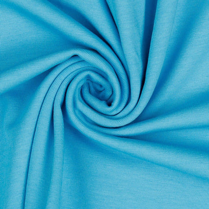 Jersey de coton fin - turquoise 215 g/m²