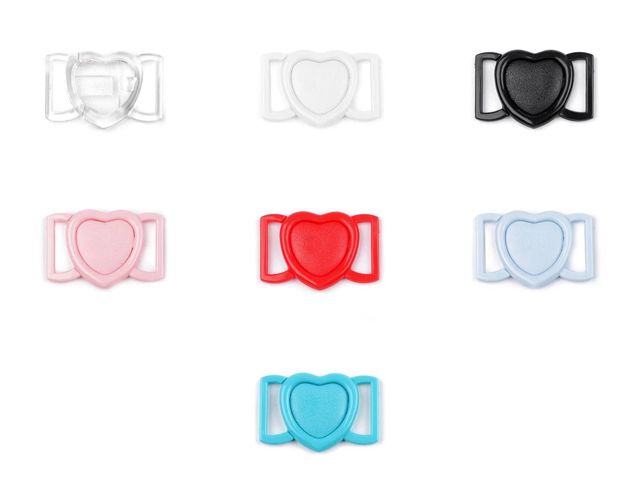 Image avec fermeture en plastique - clip 20 mm, lot de 10 pièces – disponible chez Šarlotes audumi