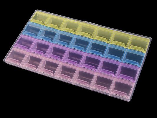 Attēls ar Plastmasas organizatora kaste 12 × 21,5 × 2 cm – pieejams Šarlotes audumi