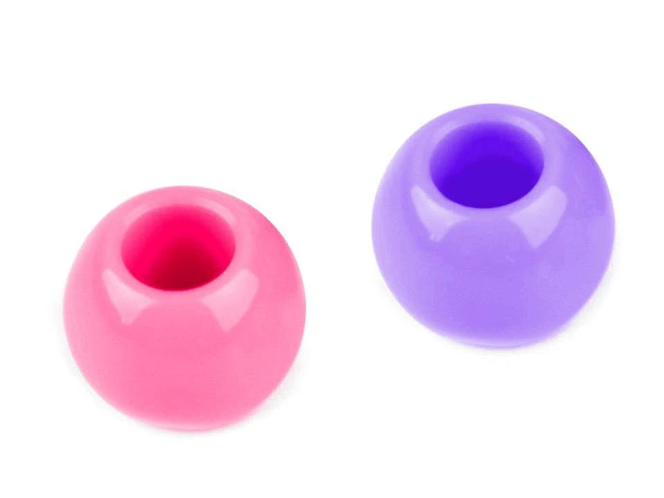 Pilt 8×10 mm plastpärlitest pastelsetes toonides – mix – saadaval Šarlotes audumi