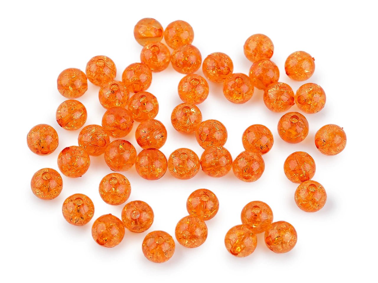 Attēls ar Plastmasas pērlītes Ø8 mm 30 g | dažādu toņu – pieejams Šarlotes audumi