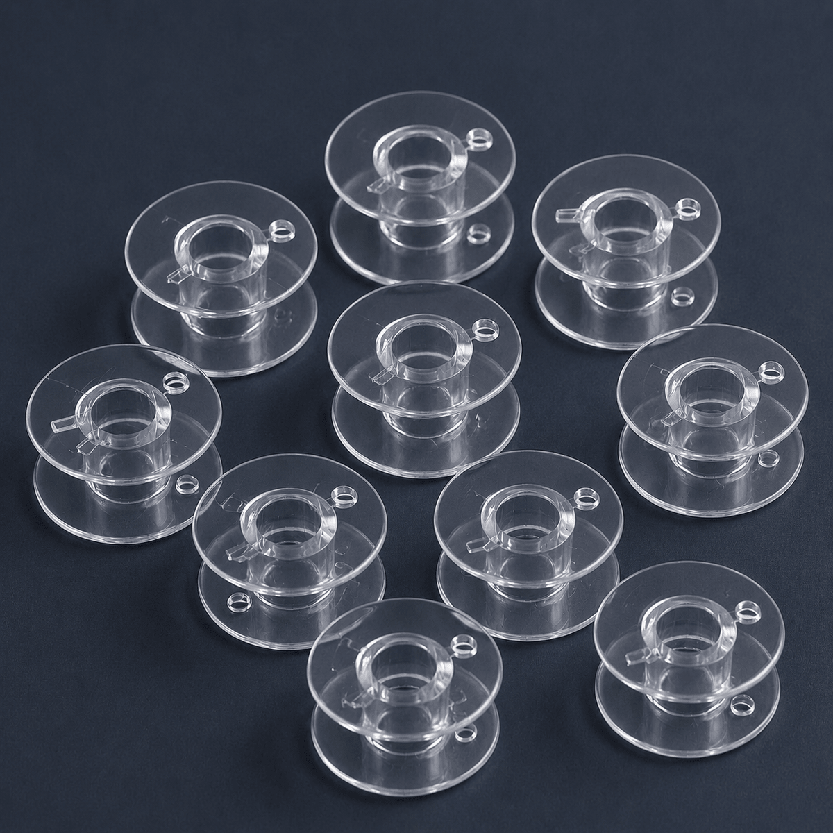 Pilt plastpool lameda õmblusmasinatele Ø 20,4 mm – 10 tk komplekt – saadaval veebis Šarlote audud