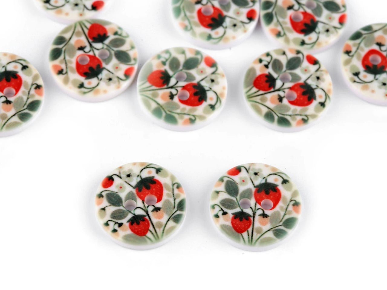 Image de boutons à motifs Ø 15,5 mm – disponible chez Šarlotes audumi