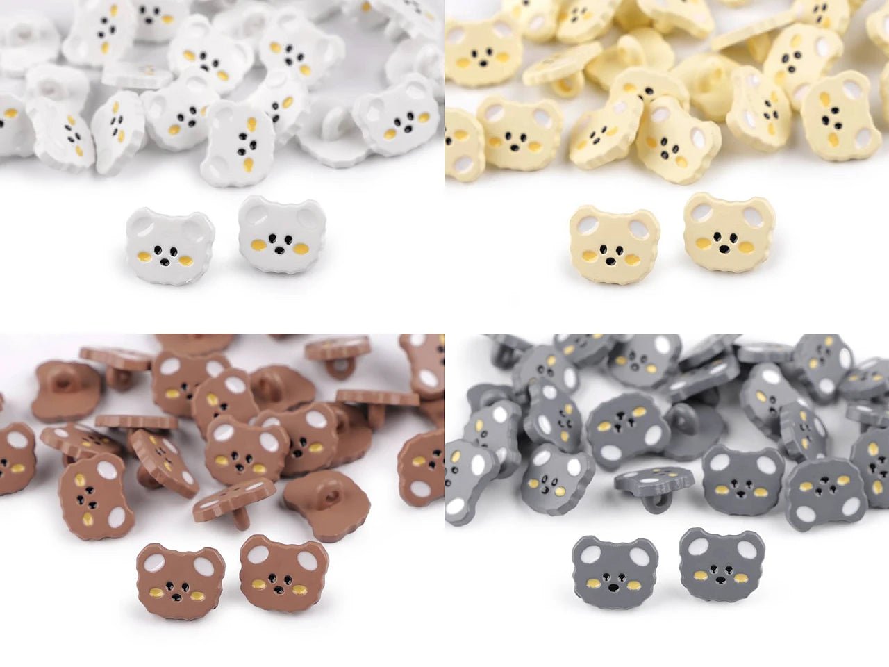 Attēls ar Pogas uz kājiņas 15 mm kaķīši|dažādu toņu – pieejams Šarlotes audumi