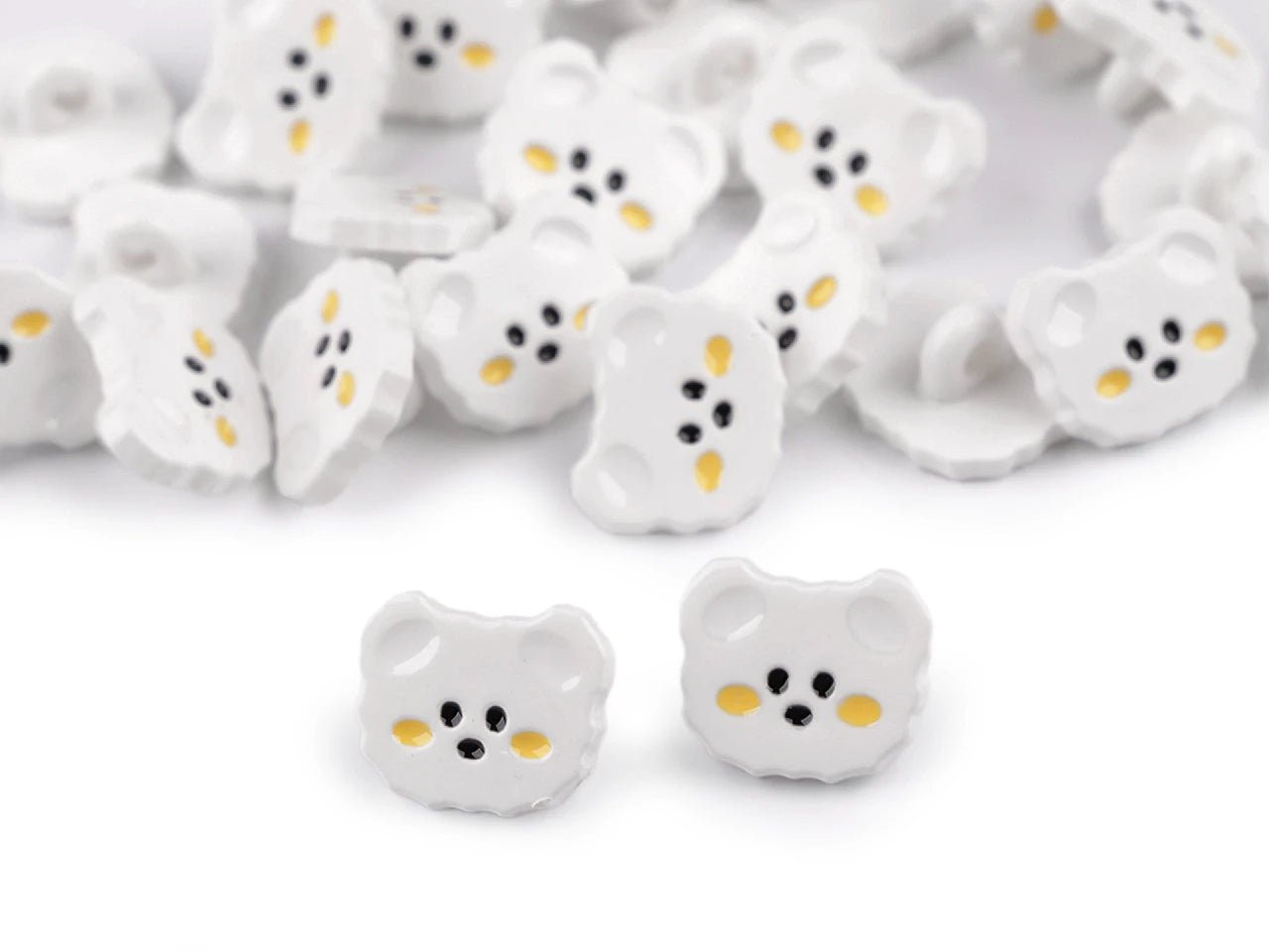 Attēls ar Pogas uz kājiņas 15 mm kaķīši|dažādu toņu – pieejams Šarlotes audumi