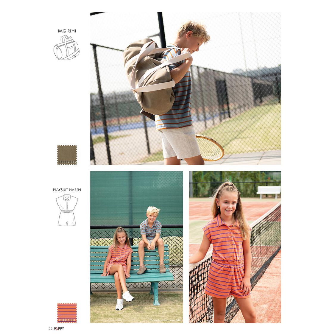 Attēls ar Poppy meets Pommé Edition 26 – Sportisks, stilīgs un pilns krāsu! ENG, DE, FR – pieejams Šarlotes audumi