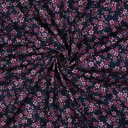 Image with Premium 100% cotton fabric - small flowers 110 g/m² – available at Šarlotes audumi