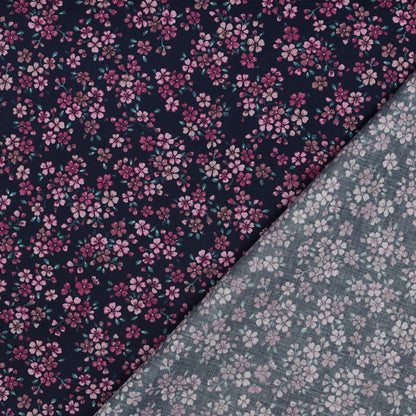 Image of Premium 100% cotton fabric - small flowers 110 g/m² – available at Šarlotes audumi