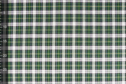 Flanelle premium - à carreaux verts 120 g/m²