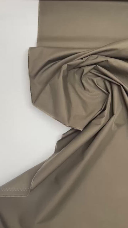 Japanese polyamide membrane twill fabric - green 150 g/m²