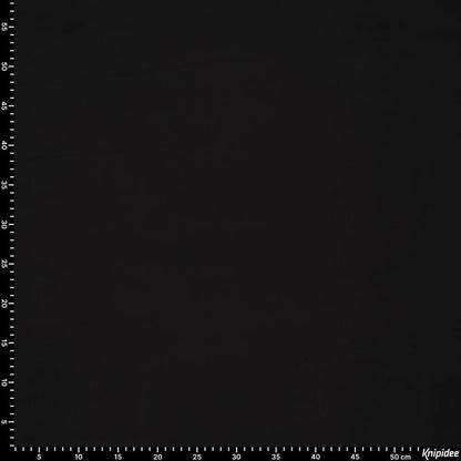 Image du tissu maille Punta di Roma – noir 320 g/m² – disponible chez Šarlotes audumi