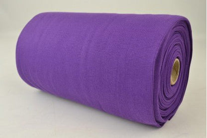 Image avec bord de finition en tissu côtelé | manchette - violet 300 g/m² – disponible chez Šarlotes audumi