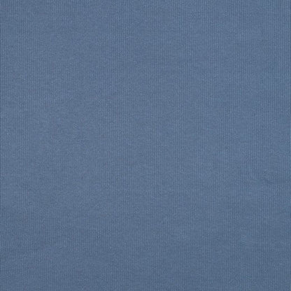Jersey de coton côtelé (RIB JERSEY) - bleu jean 240 g/m²
