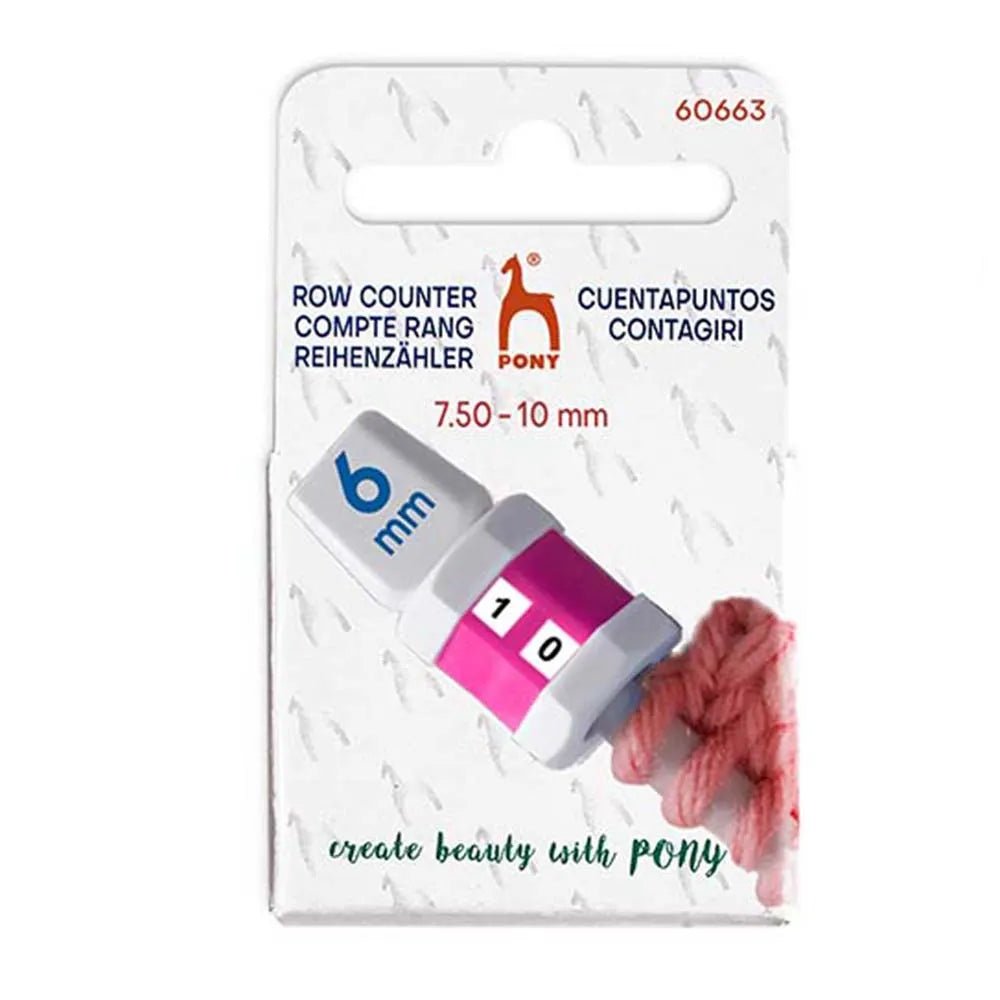 Attēls ar Rindu skaitītājs Pony S un L izmērs – precīzai adīšanai (2.00–7.50 mm) – pieejams Šarlotes audumi
