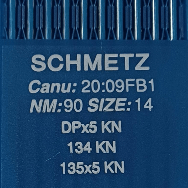 Rūpnieciskās taisnā dūriena šujmašīnas adatas trikotāžai SCHMETZ DPx5 KN SUK - Nr. 90 (10gab.)