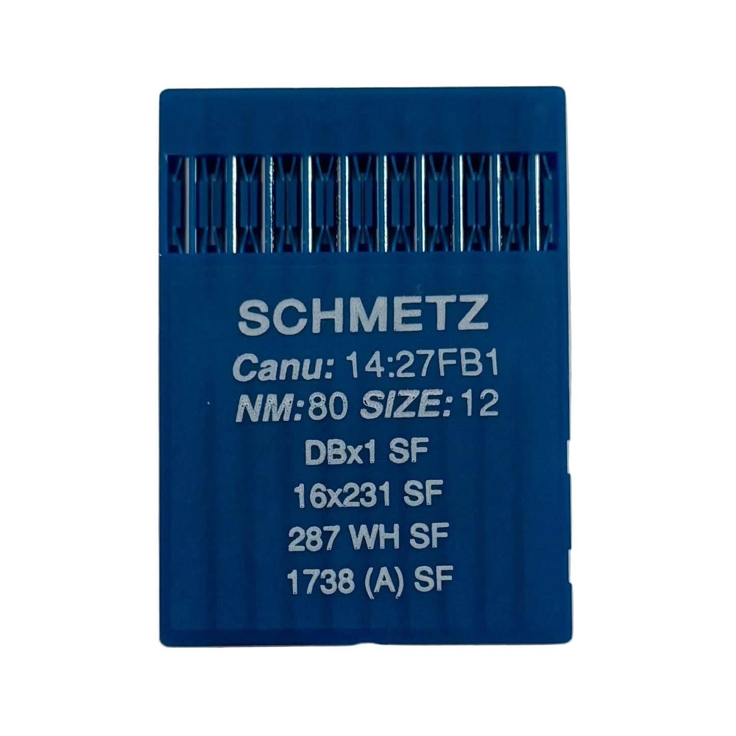 Attēls ar Rūpniecisko šujmašīnu adatas SCHMETZ DBx1 (1738) SUK SF īpaši smalkai trikotāžai - 10 gab. – pieejams Šarlotes audumi