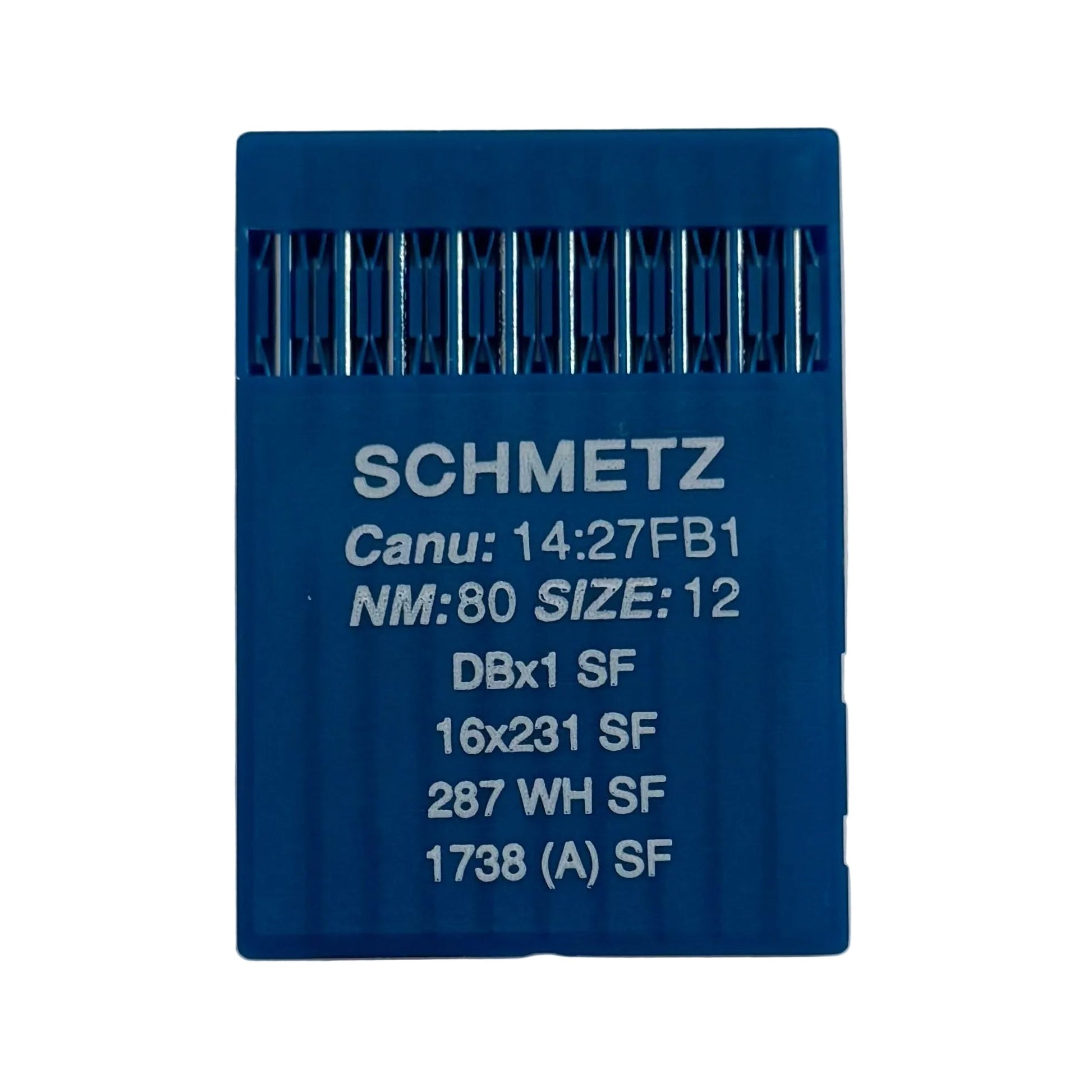 Attēls ar Rūpniecisko šujmašīnu adatas SCHMETZ DBx1 (1738) SUK SF īpaši smalkai trikotāžai - 10 gab. – pieejams Šarlotes audumi