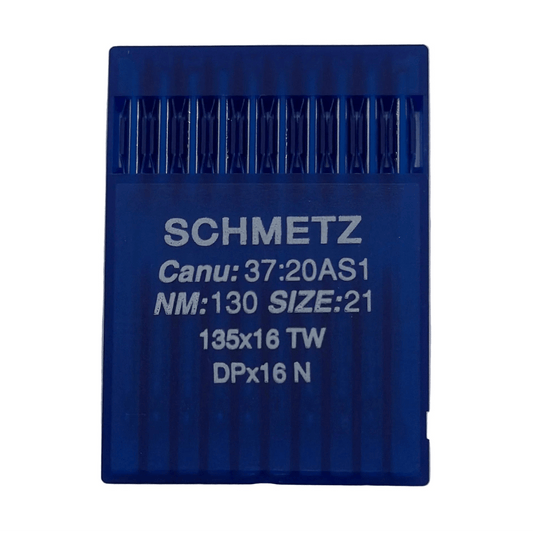 Attēls ar Rūpniecisko šujmašīnu adatas SCHMETZ DPx17 (135x17) S ādai - 10 gab. – pieejams Šarlotes audumi