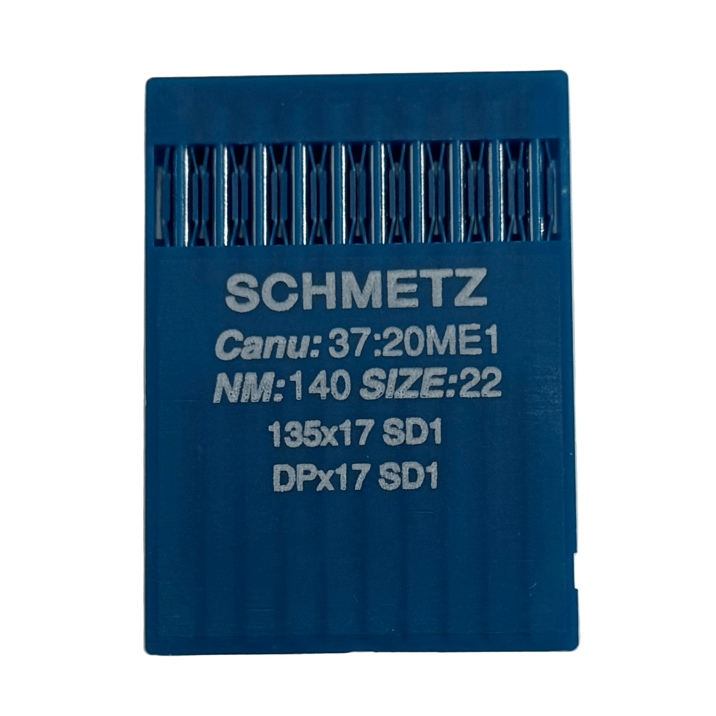 Attēls ar Rūpniecisko šujmašīnu adatas SCHMETZ DPx17 (135x17) SD1 ādai - 10 gab. – pieejams Šarlotes audumi