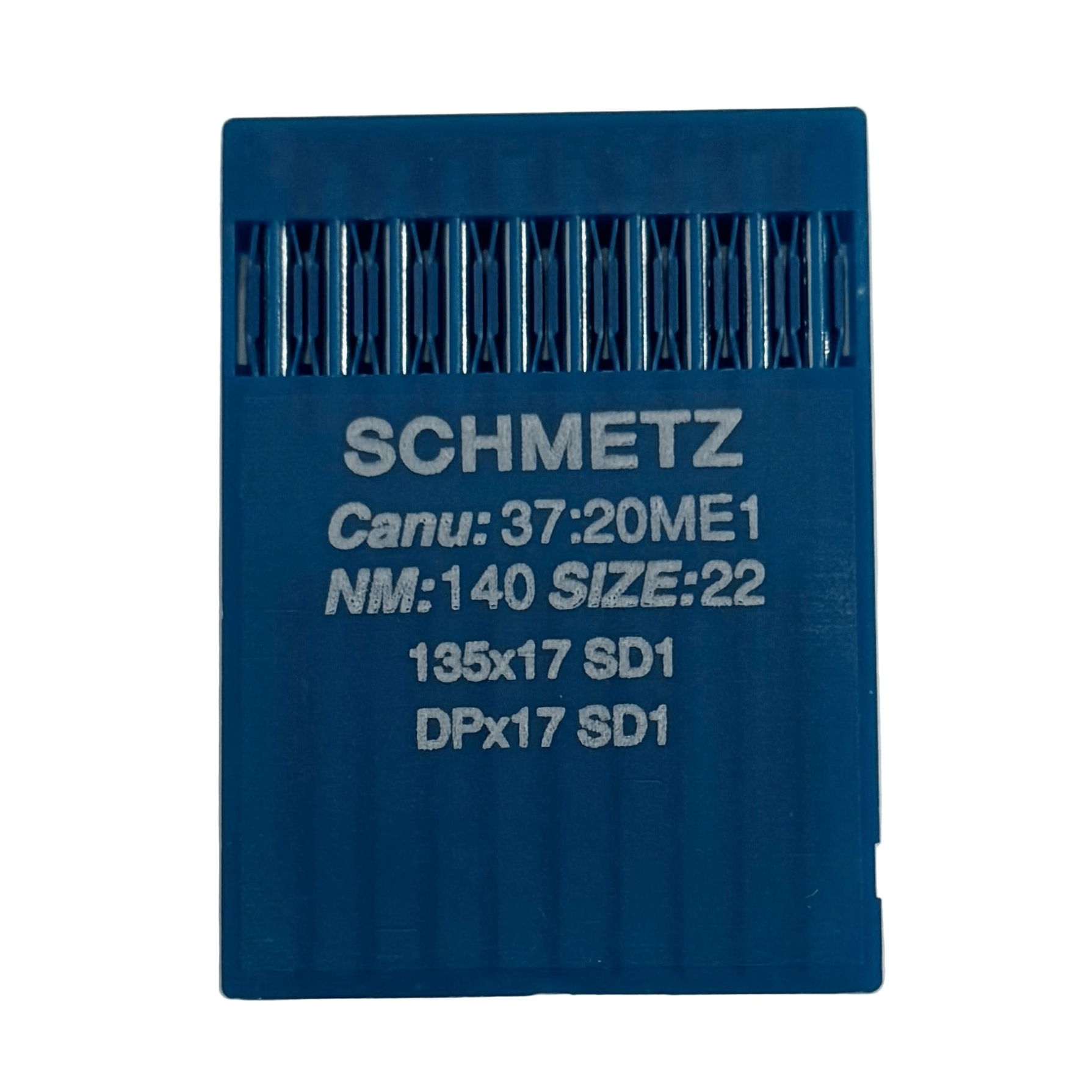 Attēls ar Rūpniecisko šujmašīnu adatas SCHMETZ DPx17 (135x17) SD1 ādai - 10 gab. – pieejams Šarlotes audumi