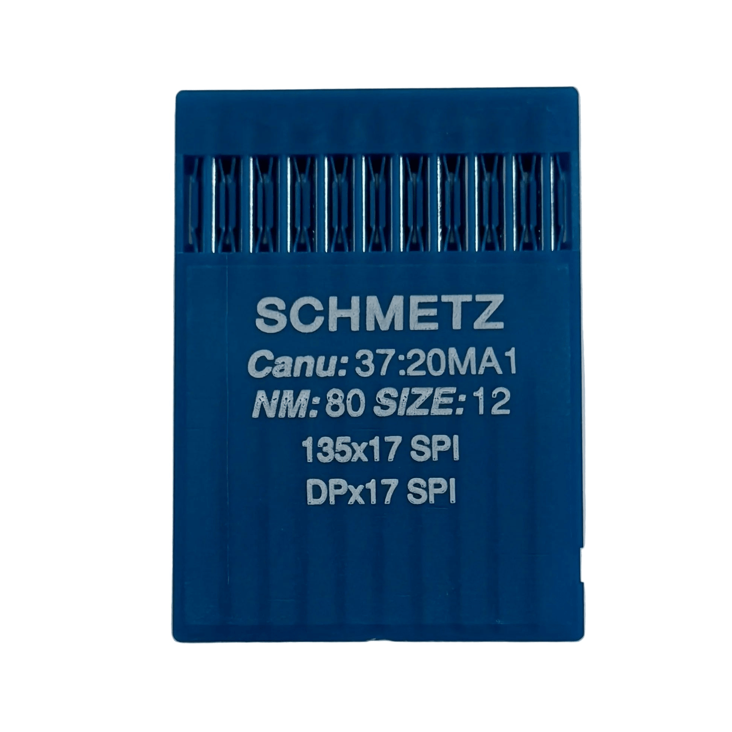 Attēls ar Rūpniecisko šujmašīnu adatas SCHMETZ DPx17 (135x17) SPI blīviem un plāniem audumiem - 10 gab. – pieejams Šarlotes audumi