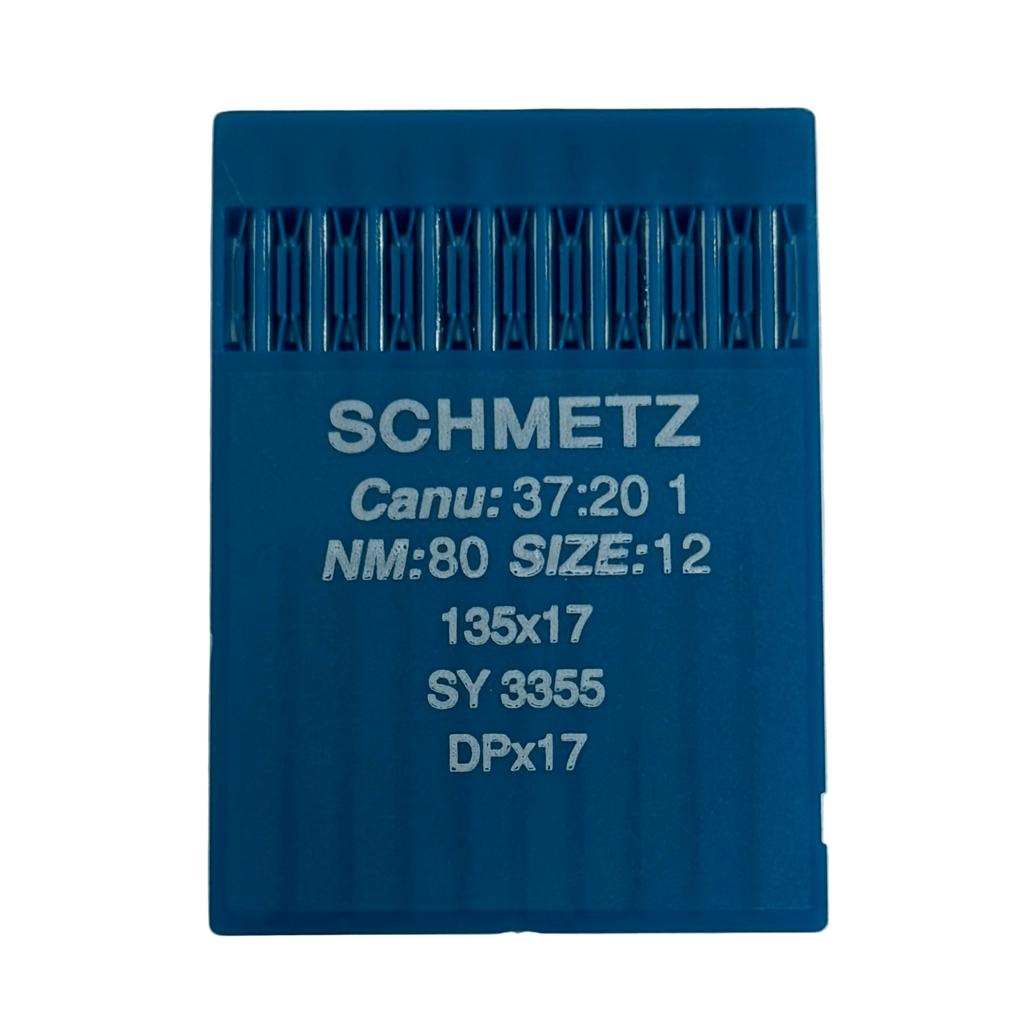 Attēls ar Rūpniecisko šujmašīnu adatas SCHMETZ DPx17 (135x17) universālās - 10 gab. – pieejams Šarlotes audumi