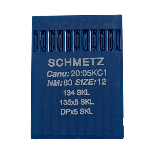 Attēls ar Rūpniecisko šujmašīnu adatas SCHMETZ DPx5 (134) SKL ļoti rupjai trikotāžai - 10 gab. – pieejams Šarlotes audumi