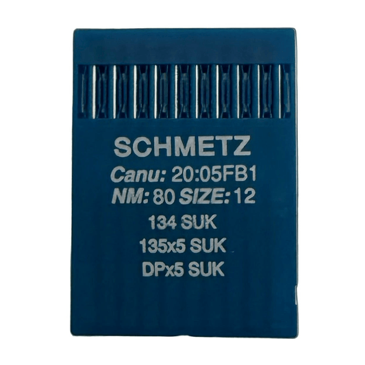 Attēls ar Rūpniecisko šujmašīnu adatas SCHMETZ DPx5 (134) SUK trikotāžai un džinsam - 10 gab. – pieejams Šarlotes audumi