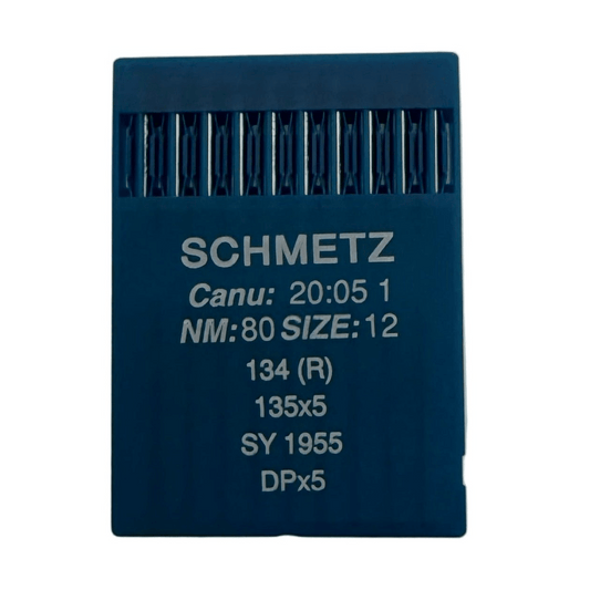 Attēls ar Rūpniecisko šujmašīnu adatas SCHMETZ DPx5 (134) universālās - 10 gab. – pieejams Šarlotes audumi