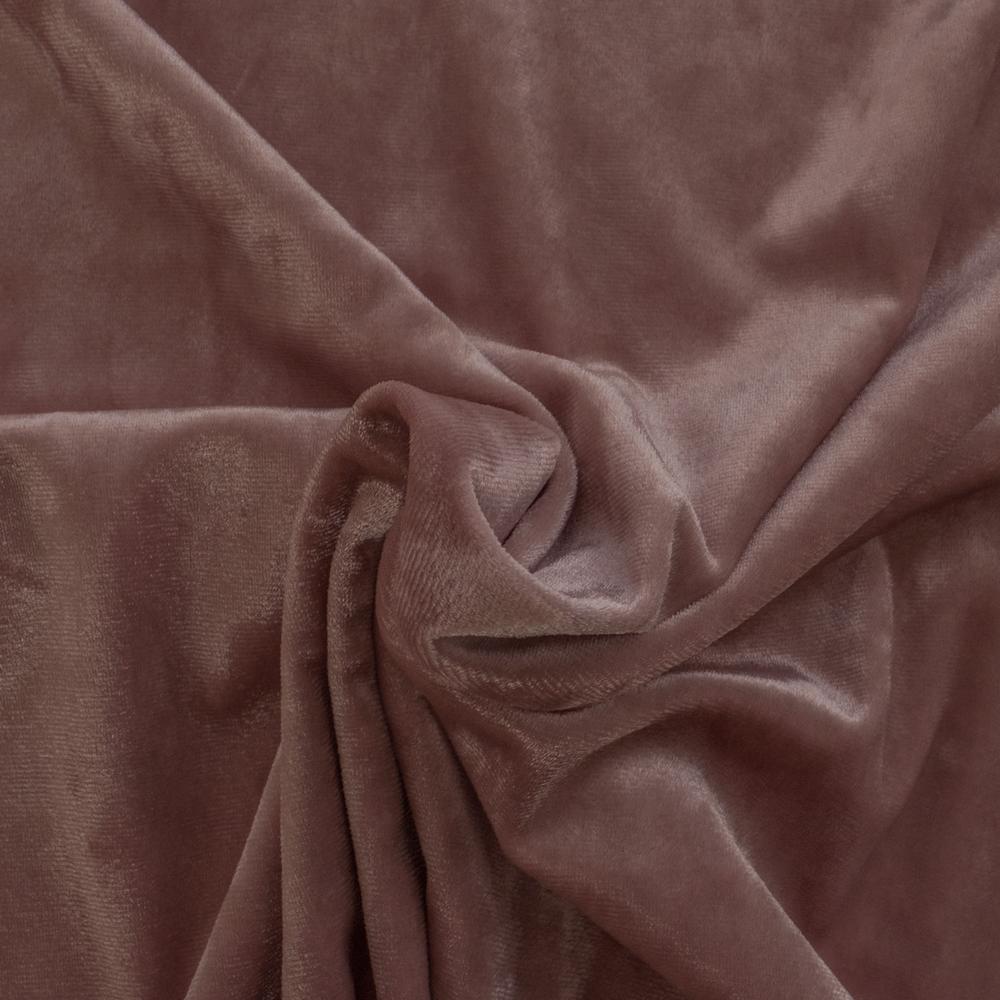 Attēls ar Samts ar elastānu - rozā 240 g/m² – pieejams Šarlotes audumi