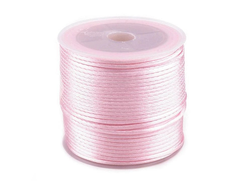 Attēls ar Satīna aukliņa Ø1 mm (30m rullis)|dažādu toņu – pieejams Šarlotes audumi