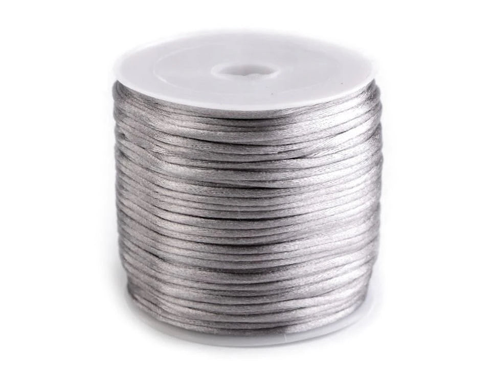 Attēls ar Satīna aukliņa Ø1 mm (30m rullis)|dažādu toņu – pieejams Šarlotes audumi