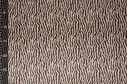 Satīns ar elastānu - zebra 80 g/m²