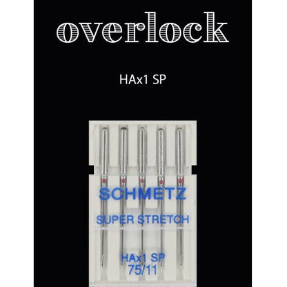 SCHMETZ Overloka adatas trikotāžai HAx1 SP - Nr.75 (5gab.)