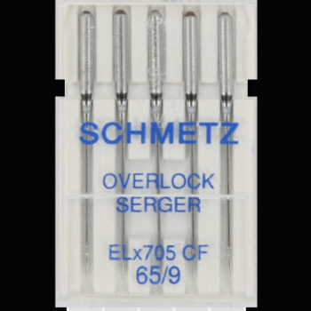 SCHMETZ Overloka un Koverloka adatas universālās ELx705 CF - Nr.65 (5gab.)