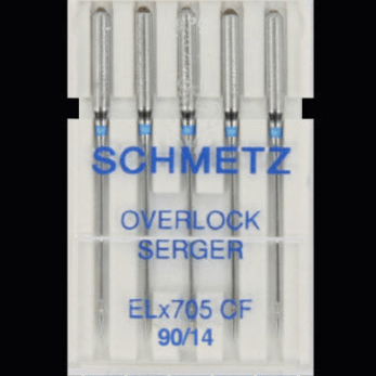 SCHMETZ Overloka un Koverloka adatas universālās ELx705 CF - Nr.90 (5gab.)