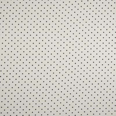 Image of black polka dot chiffon – available online at Šarlotes audumi