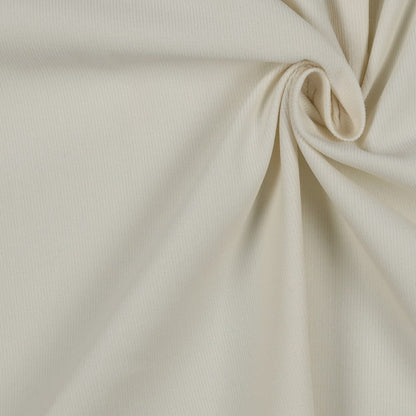 velours de coton fin - blanc lait 145 g/m²
