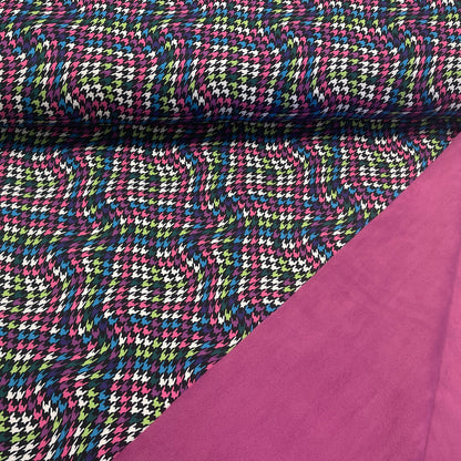 Tissu softshell avec élasthanne - motif coloré 310 g/m²