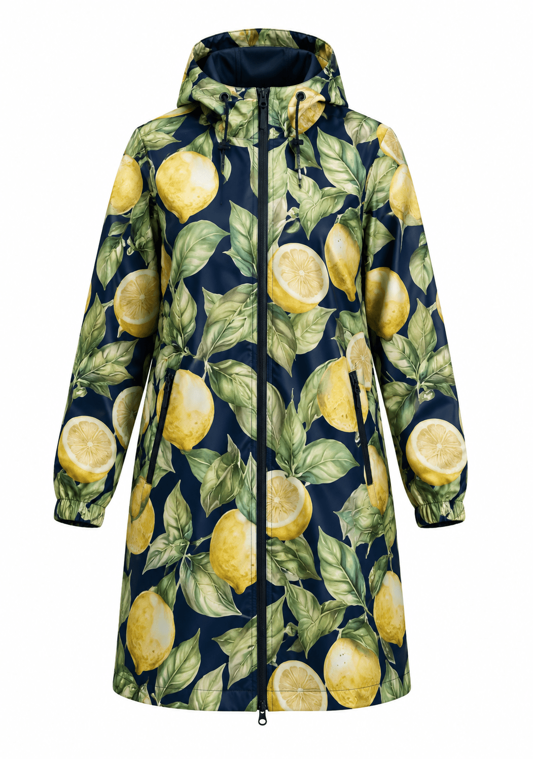 Pilt Softshell-kangast – sidrunid 300 g/m² – saadaval Šarlotes audumi