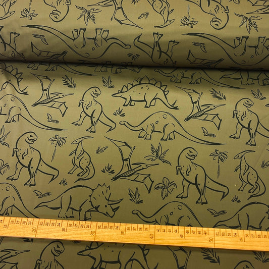 Attēls ar Softshell audums - dino 310 g/m² – pieejams Šarlotes audumi