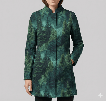 Pilt Softshell-kangast - Igihaljas mets 300 g/m² – saadaval Šarlote audumis